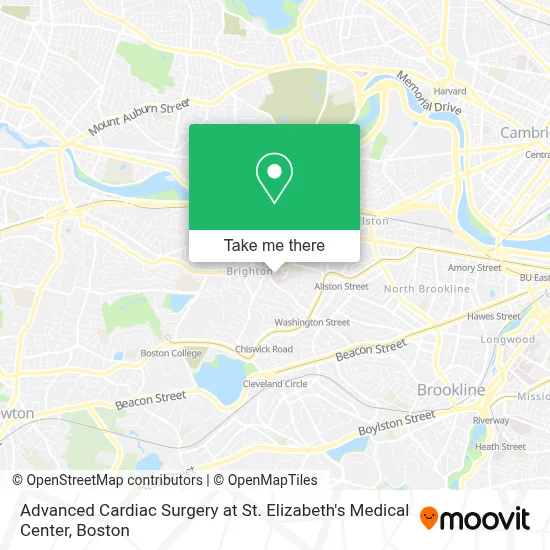 Advanced Cardiac Surgery at St. Elizabeth's Medical Center map