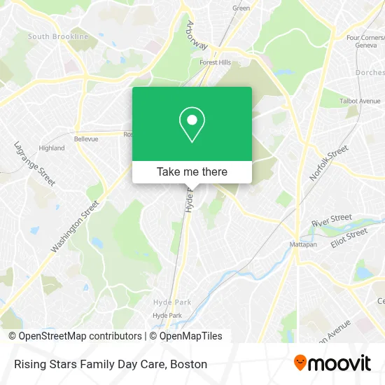 Rising Stars Family Day Care map