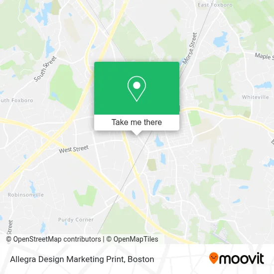 Allegra Design Marketing Print map