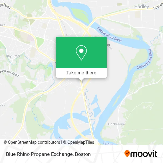 Blue Rhino Propane Exchange map