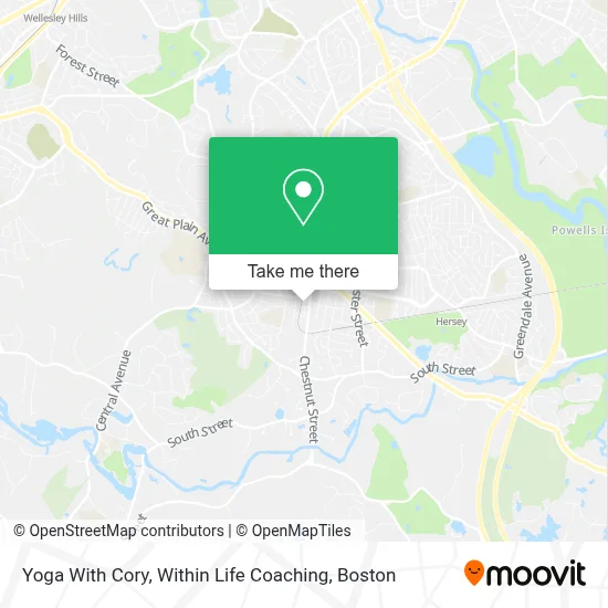 Yoga With Cory, Within Life Coaching map