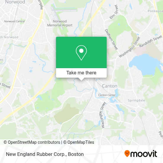 New England Rubber Corp. map