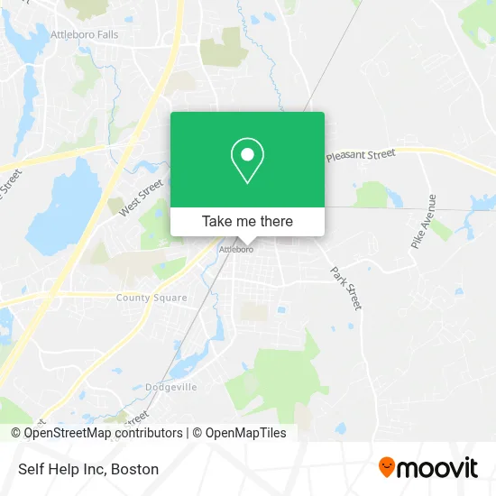 Self Help Inc map