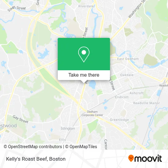 Kelly's Roast Beef map