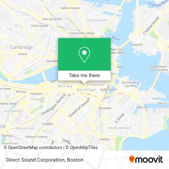 Direct Sound Corporation map