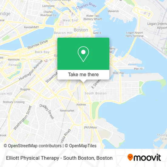 Elliott Physical Therapy - South Boston map