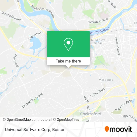 Universal Software Corp map