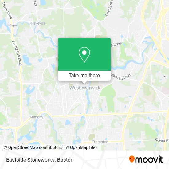 Eastside Stoneworks map