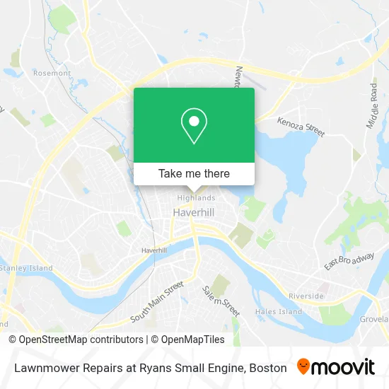 Lawnmower Repairs at Ryans Small Engine map
