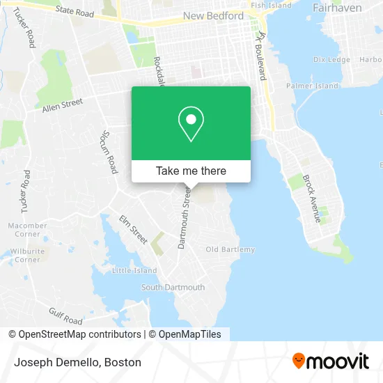 Joseph Demello map