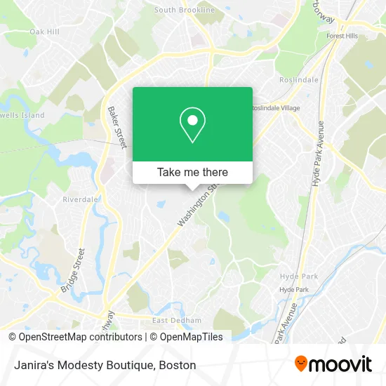 Janira's Modesty Boutique map