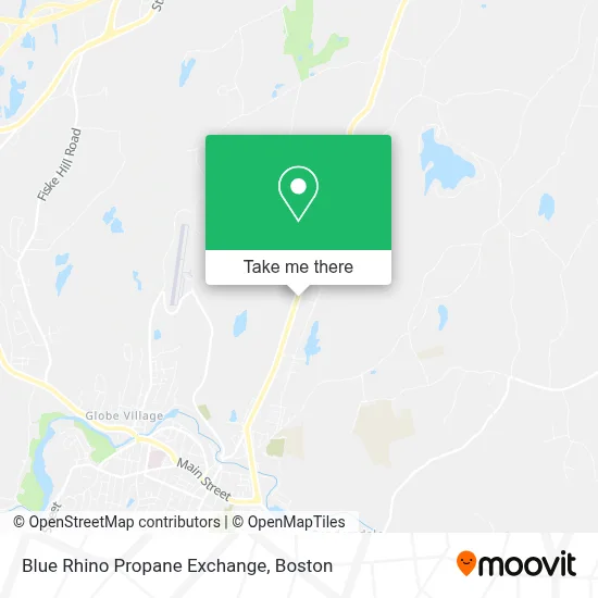 Blue Rhino Propane Exchange map