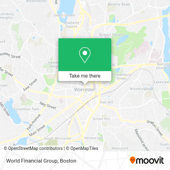 World Financial Group map