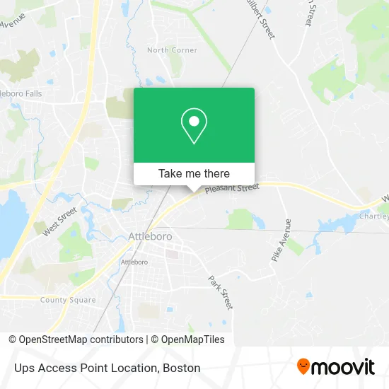 Ups Access Point Location map