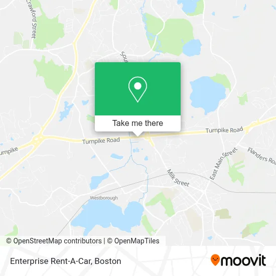 Enterprise Rent-A-Car map