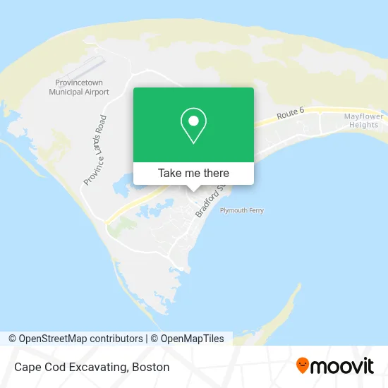 Cape Cod Excavating map