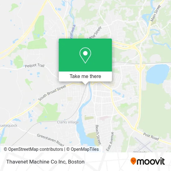 Thavenet Machine Co Inc map