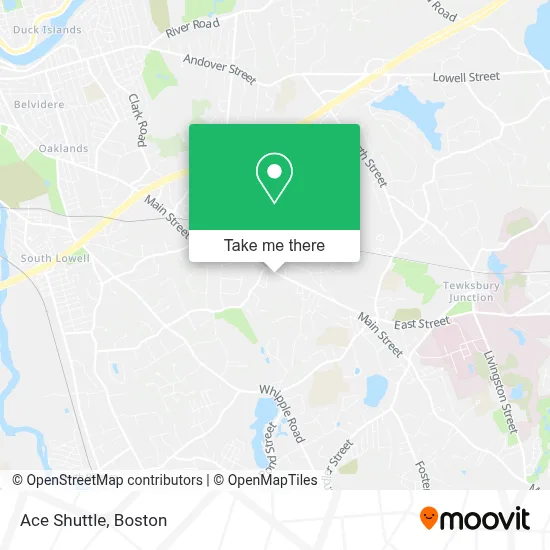 Ace Shuttle map
