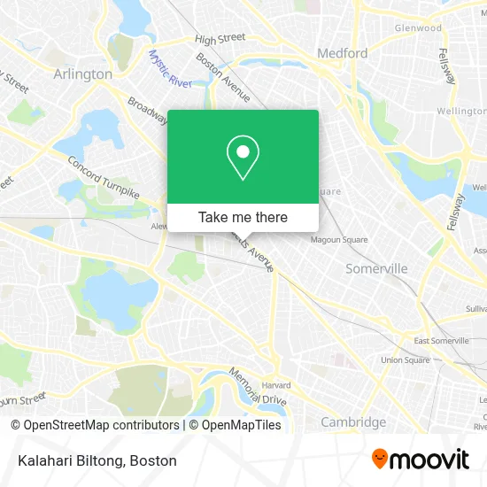 Kalahari Biltong map