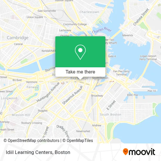 Idiil Learning Centers map