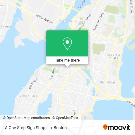 A One Stop Sign Shop Llc map