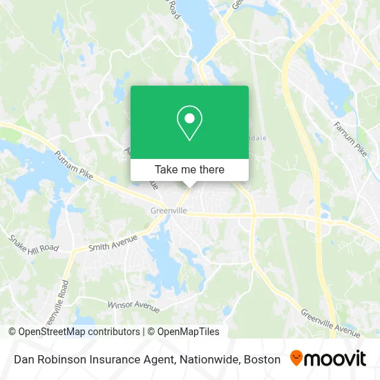Dan Robinson Insurance Agent, Nationwide map