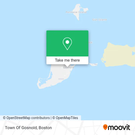 Town Of Gosnold map