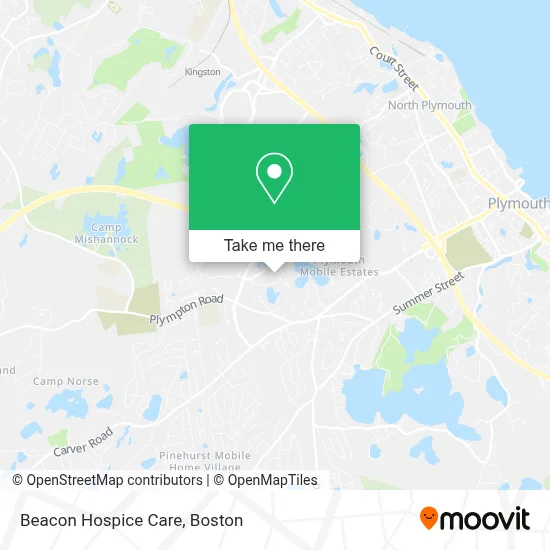 Beacon Hospice Care map