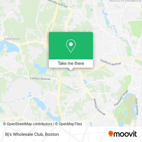 Bj's Wholesale Club map