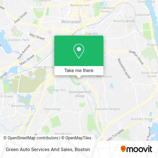 Green Auto Services And Sales map
