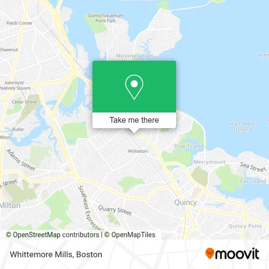 Whittemore Mills map