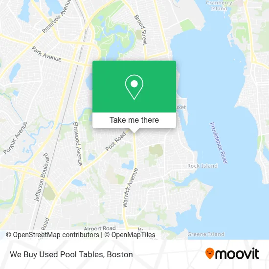 We Buy Used Pool Tables map