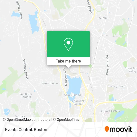 Events Central map