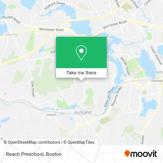 Reach Preschool map
