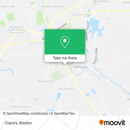 Claire's map