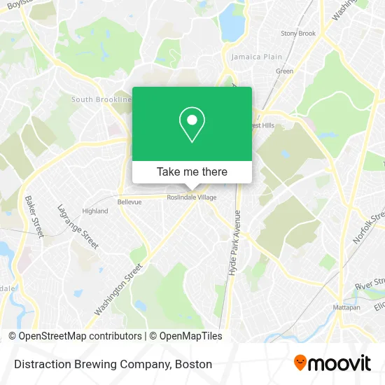 Distraction Brewing Company map