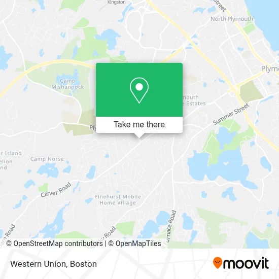 Western Union map
