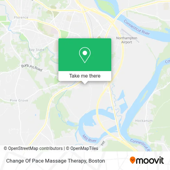 Change Of Pace Massage Therapy map