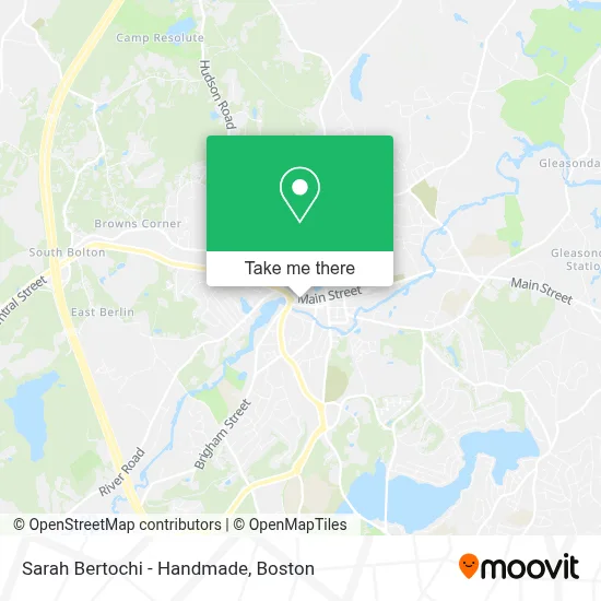 Sarah Bertochi - Handmade map