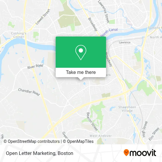 Open Letter Marketing map