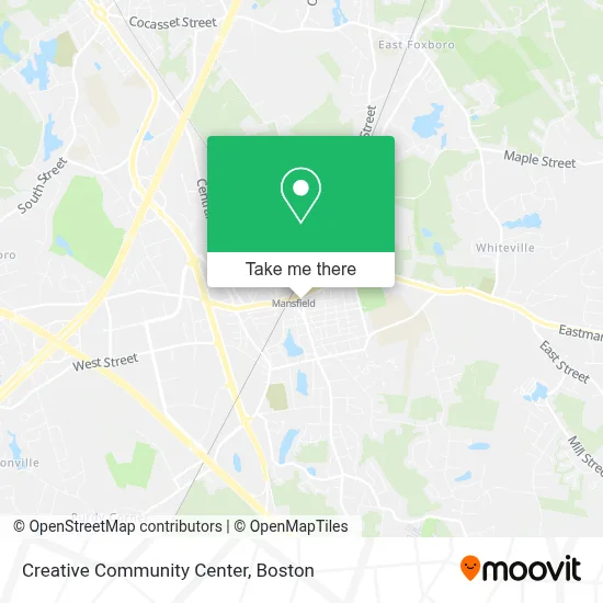 Creative Community Center map