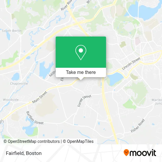Fairfield map
