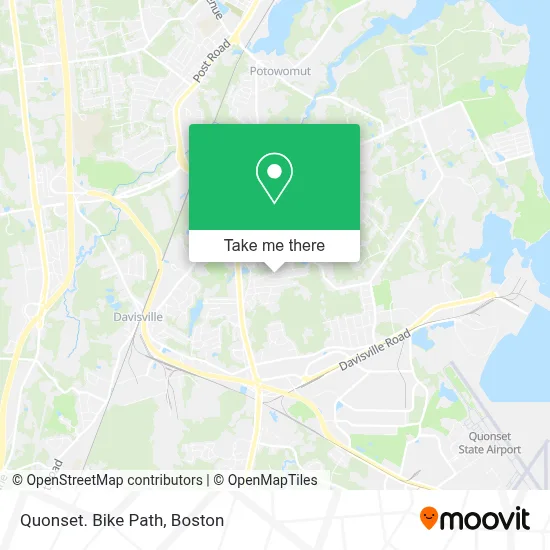 Quonset. Bike Path map