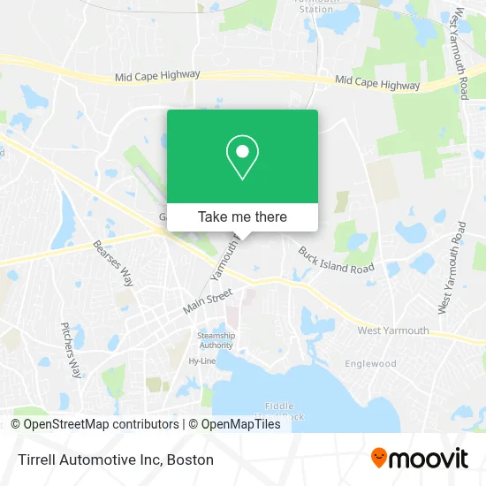 Tirrell Automotive Inc map