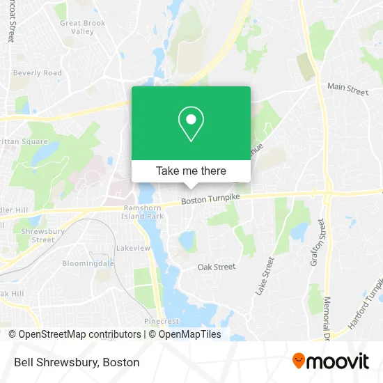 Bell Shrewsbury map