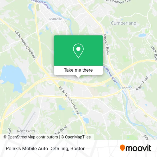 Polak's Mobile Auto Detailing map