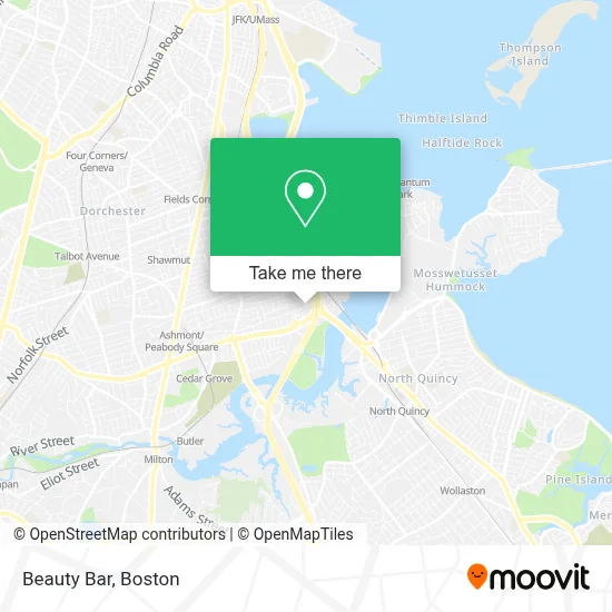 Beauty Bar map