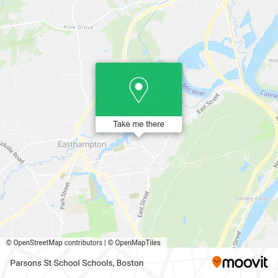 Parsons St School Schools map