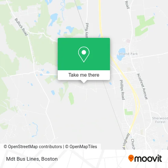 Mdt Bus Lines map