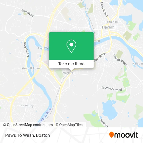 Paws To Wash map